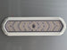 8.5'x16' Charcoal W/ Black Out Trim V-Nose Dual Awning Concession Trailer Interior light picture 