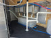 8.5'x16' Charcoal W/ Black Out Trim V-Nose Dual Awning Concession Trailer v nose space picture 