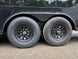 8.5'x24' Black Custom Event Stage Trailer w/ 16' Fold-Down Stage Axel picture 