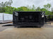 8.5'x24' Black Custom Event Stage Trailer w/ 16' Fold-Down Stage Open left side picture 