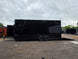 8.5'x24' Black Custom Event Stage Trailer w/ 16' Fold-Down Stage Open right side picture 