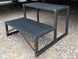 8.5'x24' Black Custom Event Stage Trailer w/ 16' Fold-Down Stage Stair picture 