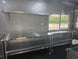 8.5'x28' Black w/ Black out trim Concession Trailer with Porch Package Shelves picture 