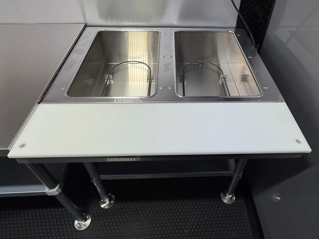8.5' x 16' Mobile Food Vending Concession Trailer Bin 2 picture 