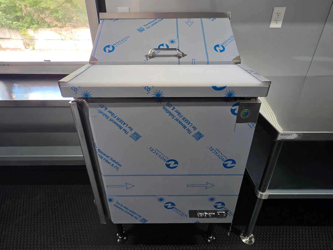 8.5' x 16' Mobile Food Vending Concession Trailer Bin Picture 