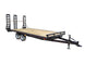 Utility Trailer 8.5' X 18' Deck Over With Three Ramps