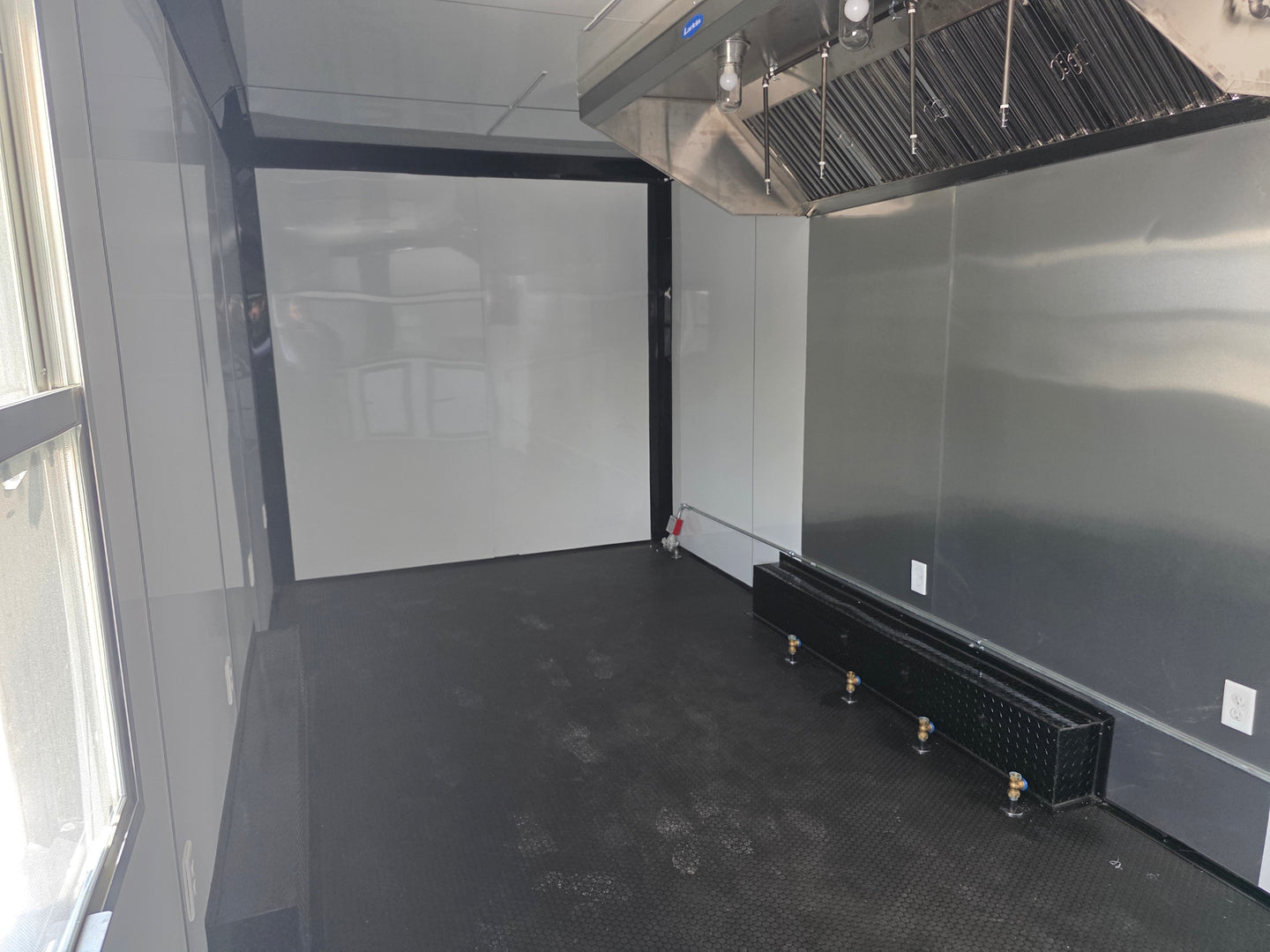 8.5' x 20' Food Event Catering concession Trailer Front left angle picture 