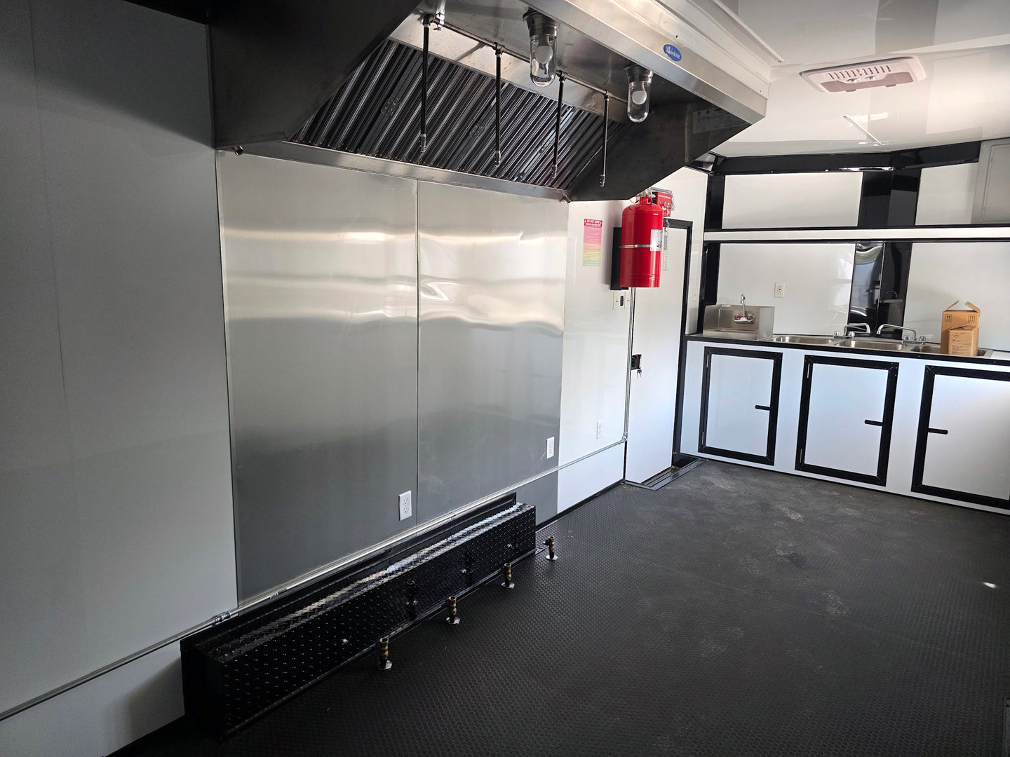 8.5' x 20' Food Event Catering concession Trailer Back right angle picture 