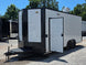 8.5' x 20' Food Event Catering concession Trailer Open front right angle picture 