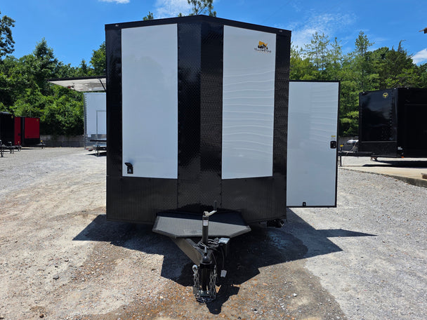 8.5' x 20' Food Event Catering concession Trailer Open front side picture 