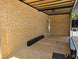 8.5' x 20' White Mobile Stage Trailer Interior back right angle picture 
