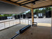 8.5' x 20' White Mobile Stage Trailer Interior front right angle picture 