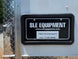 8.5' x 20' White Mobile Stage Trailer License plate bracket picture 