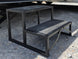 8.5' x 20' White Mobile Stage Trailer Stair picture 