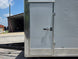 8.5' x 20' White Mobile Stage Trailer Entry door picture 
