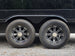 8.5' x 22' Black Deckover Mobile Stage Trailer with Blackout Package Axel picture 