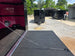 8.5' x 22' Black Deckover Mobile Stage Trailer with Blackout Package Stage back side picture 