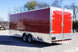 Enclosed Trailer 8.5' x 24' Red Equipment Hauler (2) 7,000 lb Axles Storage - SLE Equipment - 3