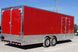 Enclosed Trailer 8.5' x 24' Red Equipment Hauler (2) 7,000 lb Axles Storage - SLE Equipment - 5