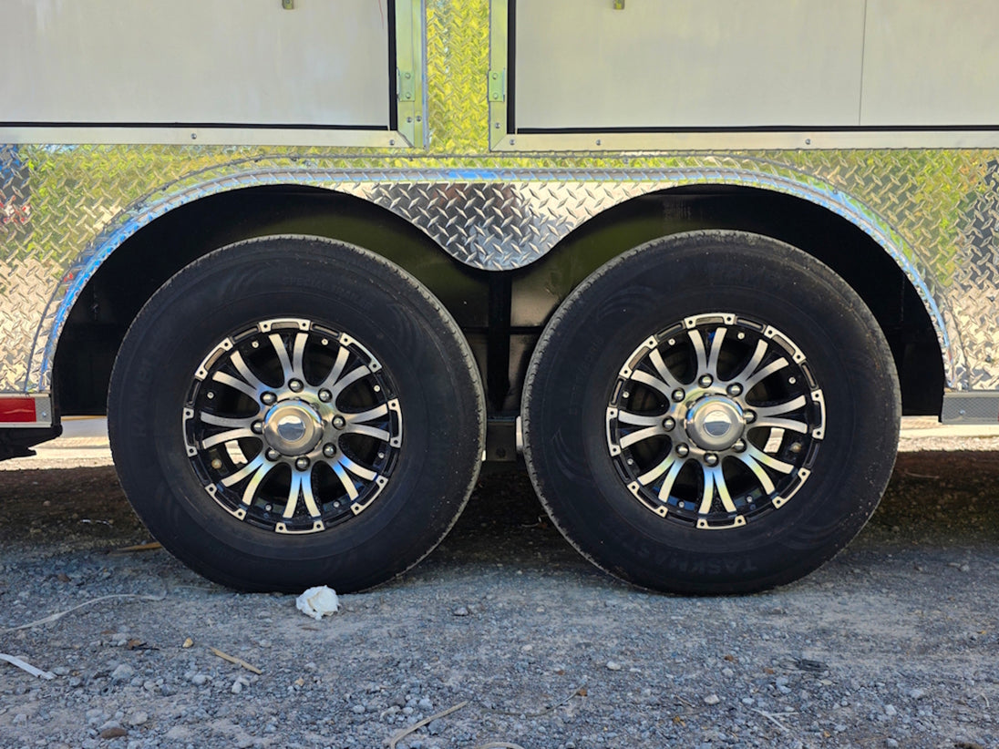 8.5' x 30' Concession Food Event Bar Trailer Axle picture 