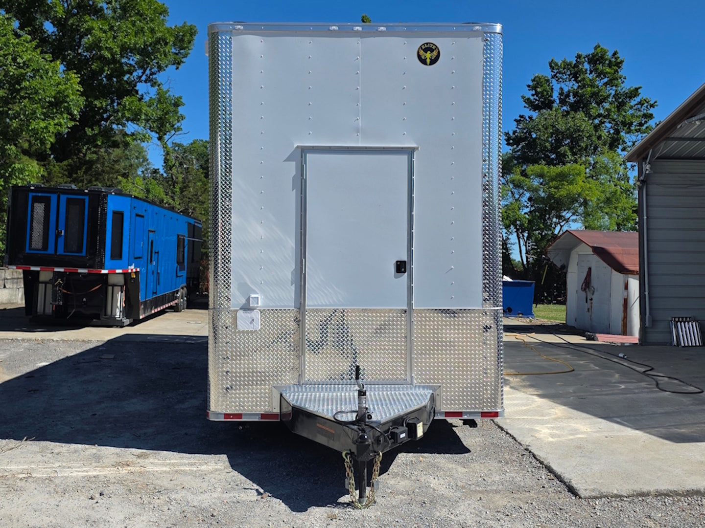 8.5' x 30' Concession Food Event Bar Trailer Front side picture 