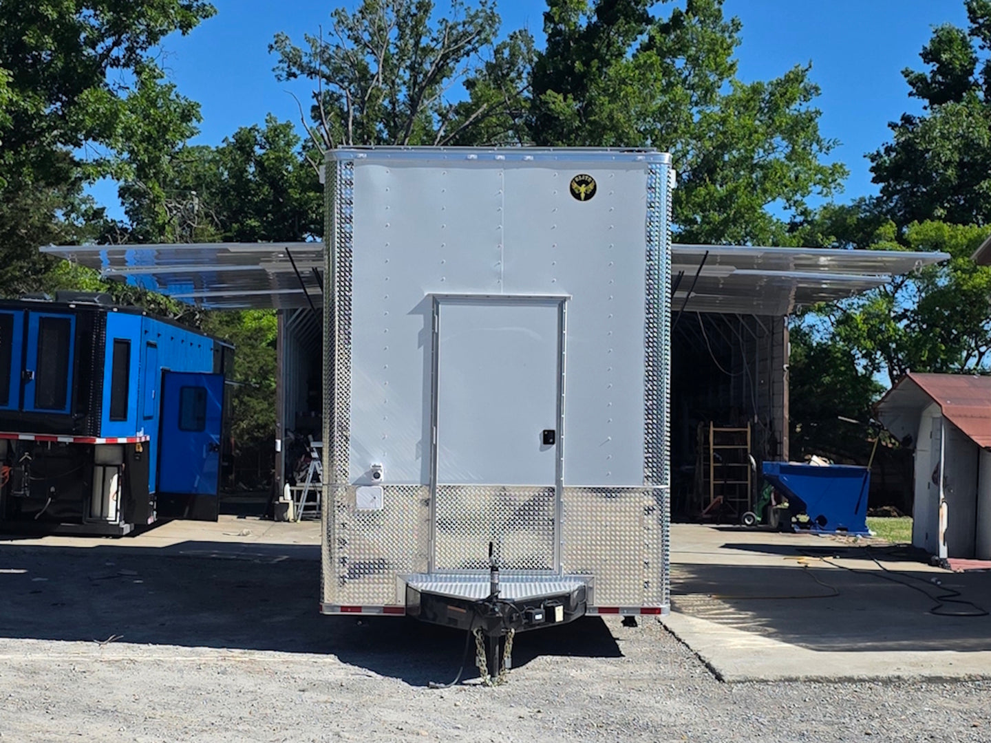 8.5' x 30' Concession Food Event Bar Trailer Open front side picture 