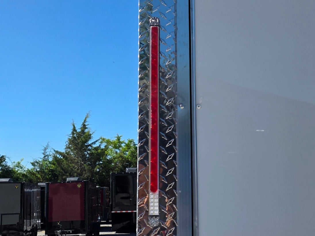 8.5' x 30' Custom Concession Trailer Package Brake light picture 