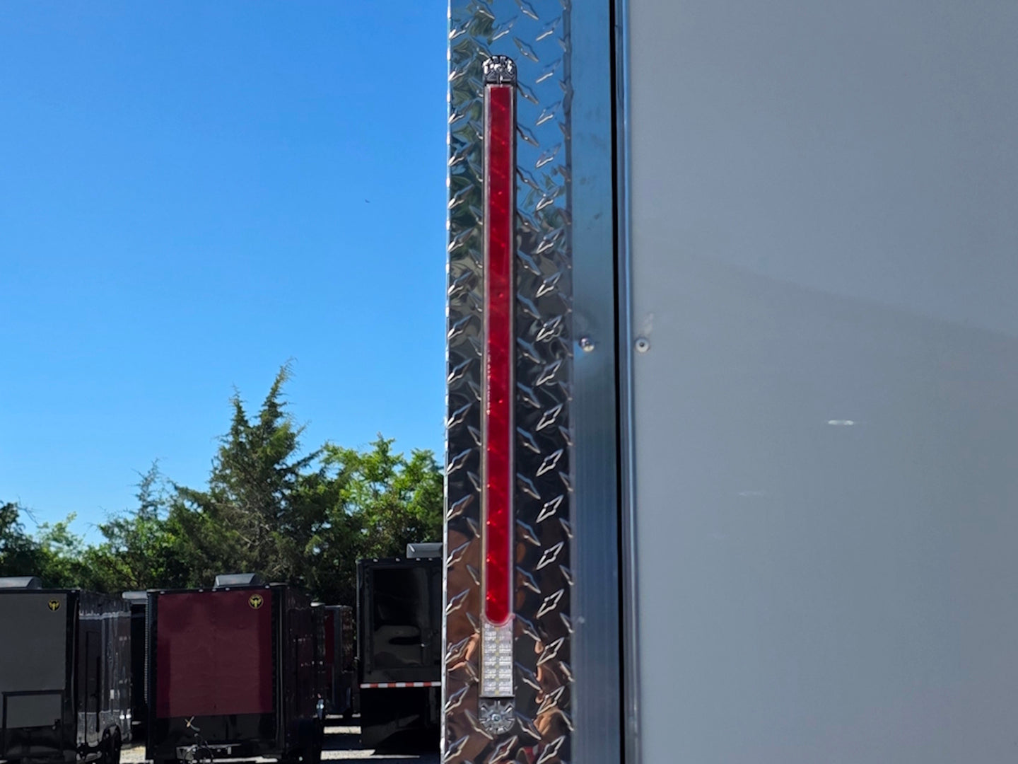 8.5' x 30' Custom Concession Trailer Package Brake light picture 