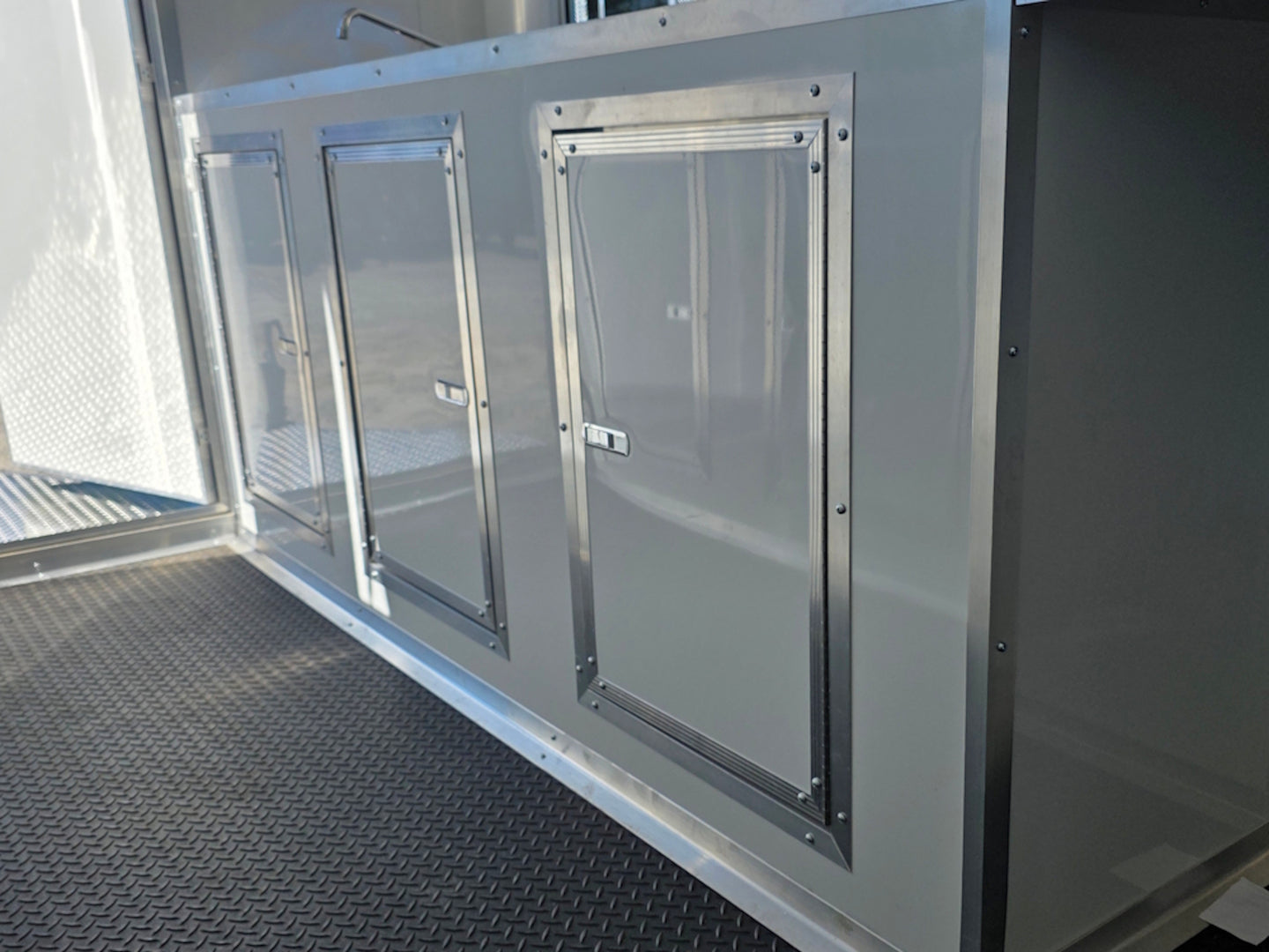 8.5' x 30' Custom Concession Trailer Package Cabinet picture 
