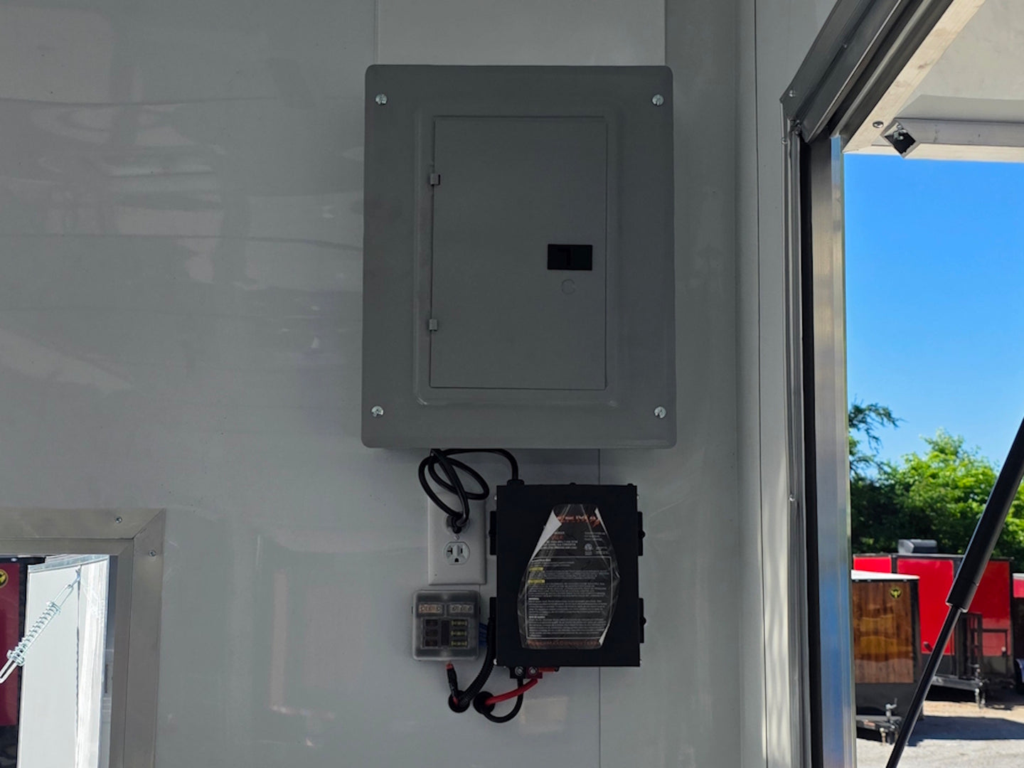 8.5' x 30' Custom Concession Trailer Package Electrical system picture 