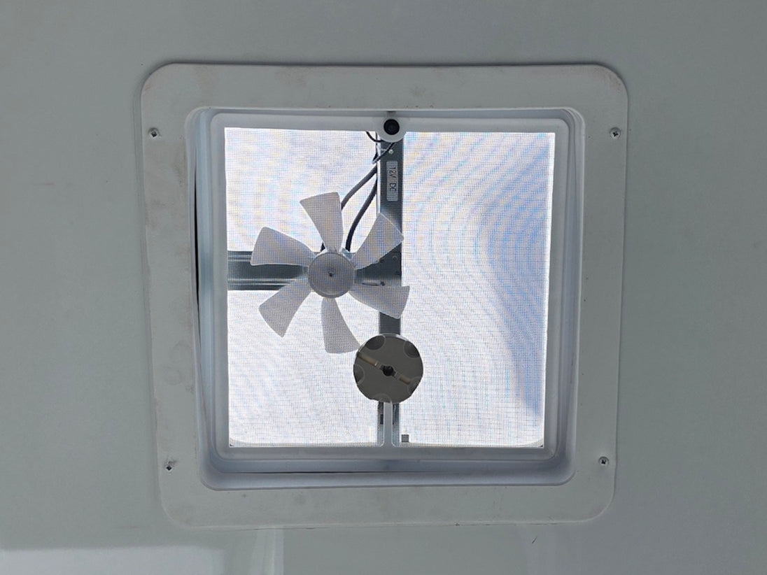 8.5' x 30' Custom Concession Trailer Package Manual vent picture 