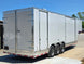 8.5 x 32' Gooseneck King Pin Fifth Wheel Trailer 3-10K axles Back right-angle picture 