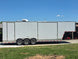 8.5 x 32' Gooseneck King Pin Fifth Wheel Trailer 3-10K axles Left side picture 