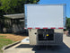 8.5 x 32' Gooseneck King Pin Fifth Wheel Trailer 3-10K axles Open front side picture 