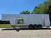 8.5 x 32' Gooseneck King Pin Fifth Wheel Trailer 3-10K axles Open left side picture 