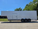 8.5 x 32' Gooseneck King Pin Fifth Wheel Trailer 3-10K axles Right side picture 
