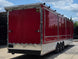 8.5' x 40' Gooseneck Display Merchandise Concession Trailer Back right angle picture 