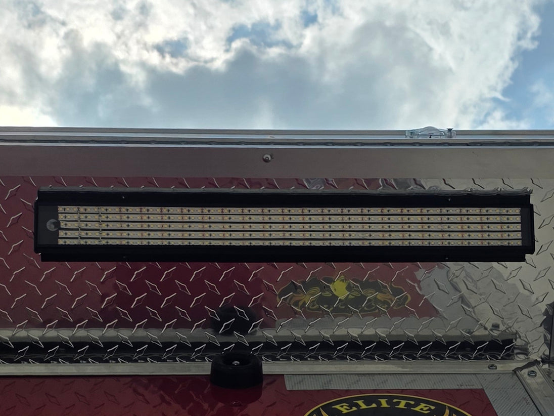 8.5' x 40' Gooseneck Display Merchandise Concession Trailer Exterior light picture 