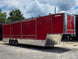 8.5' x 40' Gooseneck Display Merchandise Concession Trailer Front left angle picture 