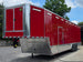8.5' x 40' Gooseneck Display Merchandise Concession Trailer Front right angle picture 