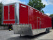 8.5' x 40' Gooseneck Display Merchandise Concession Trailer Front right angle picture 