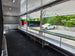 8.5' x 40' Gooseneck Display Merchandise Concession Trailer Interior back left angle picture 