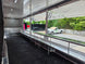8.5' x 40' Gooseneck Display Merchandise Concession Trailer Interior back left angle picture 