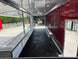 8.5' x 40' Gooseneck Display Merchandise Concession Trailer Interior front side picture 