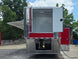 8.5' x 40' Gooseneck Display Merchandise Concession Trailer Open front side picture 