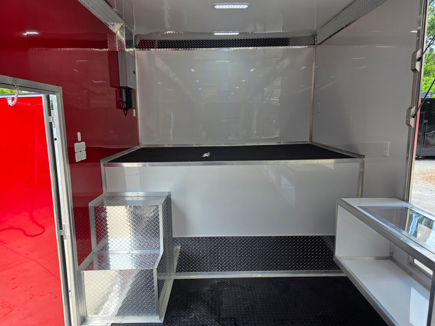 8.5' x 40' Gooseneck Display Merchandise Concession Trailer Storage space picture 