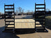 8.5x16 I-Beam Deckover Trailer (2) 7K Axles Stand-Up Ramps 14K GVWR back view picture