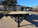8.5x16 I-Beam Deckover Trailer (2) 7K Axles Stand-Up Ramps 14K GVWR front straight picture 