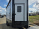 8.5x16 white w/ blackout stage entry door picture 