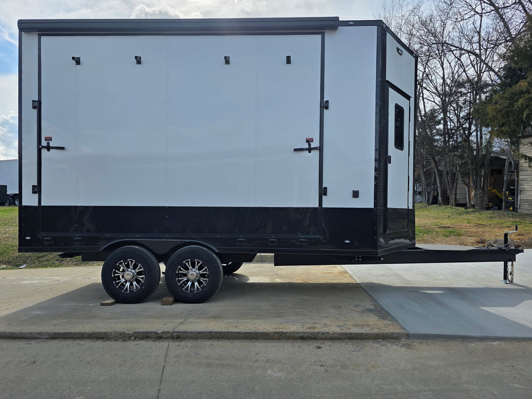8.5x16 white w/ blackout stage Left side picture 